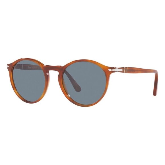 New PERSOL Havana Round PO3285S 96/56 Sunglasses Women - Picture 1 of 4